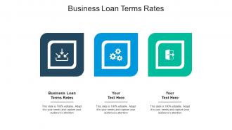 Business loan terms rates ppt powerpoint presentation show images cpb