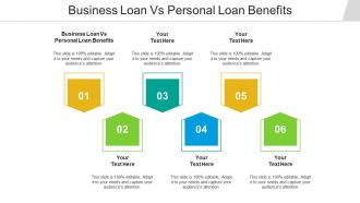 Business loan vs personal loan benefits ppt powerpoint presentation summary templates cpb