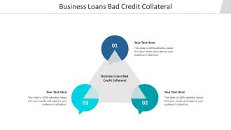 Business loans bad credit collateral ppt powerpoint presentation file files cpb