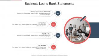 Business Loans Bank Statements In Powerpoint And Google Slides Cpb