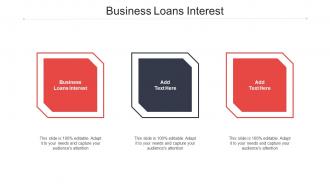 Business Loans Interest Ppt Powerpoint Presentation Pictures Graphics Template Cpb