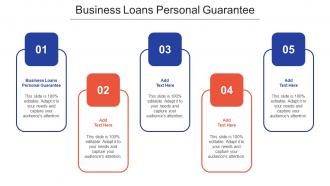 Business Loans Personal Guarantee In Powerpoint And Google Slides Cpb