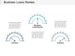 Business loans review ppt powerpoint presentation gallery show cpb