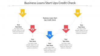 Business Loans Start Ups Credit Check Ppt Powerpoint Presentation Inspiration Graphics Cpb