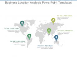 Business Location Analysis Powerpoint Templates