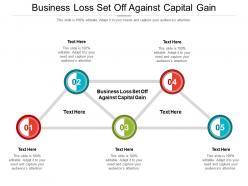 Business loss set off against capital gain ppt powerpoint presentation infographics cpb