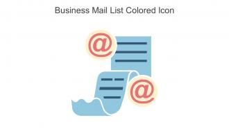 Business Mail List Colored Icon In Powerpoint Pptx Png And Editable Eps Format