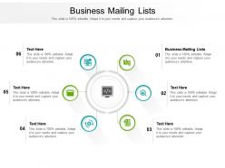 Business mailing lists ppt powerpoint presentation infographic template graphics cpb