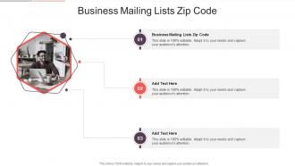 Business Mailing Lists Zip Code In Powerpoint And Google Slides Cpb