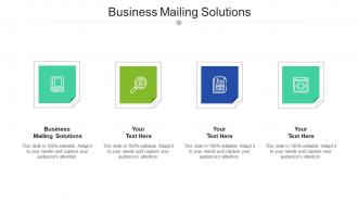 Business mailing solutions ppt powerpoint presentation layouts examples cpb