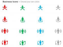 Business man confused wifi connections control ppt icons graphics