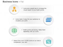 Business man folders global agenda percentage analysis ppt icons graphics