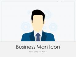 Business Man Icon Building Communicating Strategy Team Agenda Stakeholders