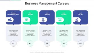Business Management Careers In Powerpoint And Google Slides Cpb