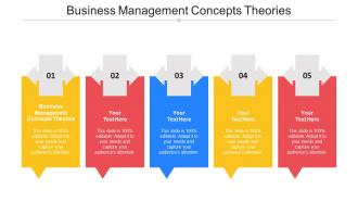 Business Management Concepts Theories Ppt Powerpoint Presentation Professional Graphic Cpb