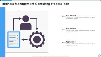 Business Management Consulting Process Icon