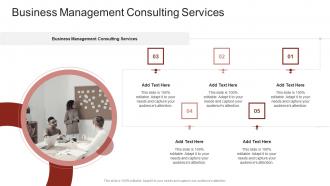 Business Management Consulting Services In Powerpoint And Google Slides Cpb