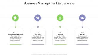 Business Management Experience In Powerpoint And Google Slides Cpb