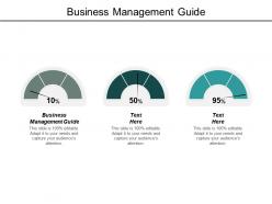 Business management guide ppt powerpoint presentation infographic template cpb