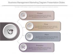Business management marketing diagram presentation slides