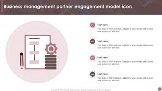 Business Management Partner Engagement Model Icon