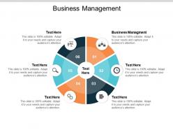 Business management ppt powerpoint presentation visual aids outline cpb
