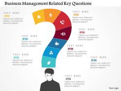 Business Management Related Key Questions Flat Powerpoint Design