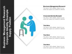 Business management research corporate identity example supply position cpb
