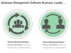 Business management software business loyalty program product setup