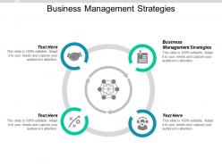 Business management strategies ppt powerpoint presentation visual aids example file cpb