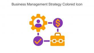 Business Management Strategy Colored Icon In Powerpoint Pptx Png And Editable Eps Format