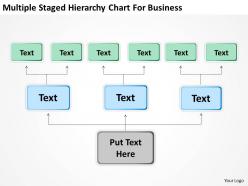 Business management structure diagram for powerpoint templates ppt backgrounds slides