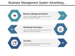 Business management system advertising techniques human resource management cpb
