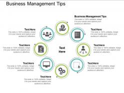 Business management tips ppt powerpoint presentation show ideas cpb
