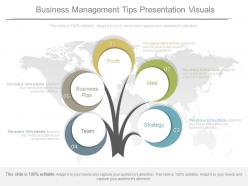 Business management tips presentation visuals