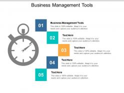 Business management tools ppt powerpoint presentation slides deck cpb