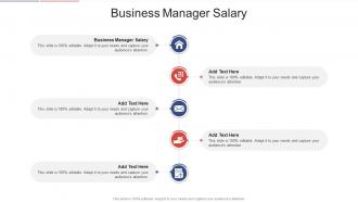 Business Manager Salary In Powerpoint And Google Slides Cpb