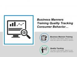 Business manners training quality tracking consumer behavior marketing cpb