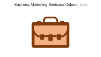 Business Marketing Briefcase Colored Icon In Powerpoint Pptx Png And Editable Eps Format