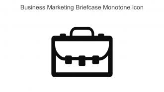 Business Marketing Briefcase Monotone Icon In Powerpoint Pptx Png And Editable Eps Format