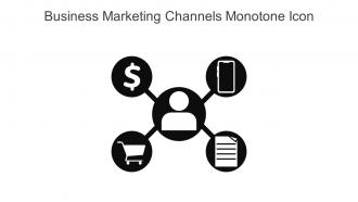Business Marketing Channels Monotone Icon In Powerpoint Pptx Png And Editable Eps Format