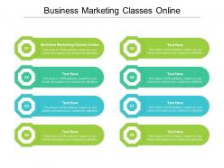 Business marketing classes online ppt powerpoint presentation summary aids cpb