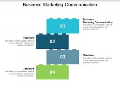 Business marketing communication ppt powerpoint presentation gallery aids cpb
