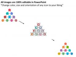 Business marketing network financial process growth analysis flat powerpoint design