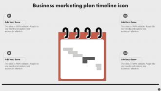 Business Marketing Plan Timeline Icon