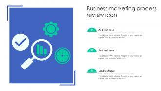Business Marketing Process Review Icon