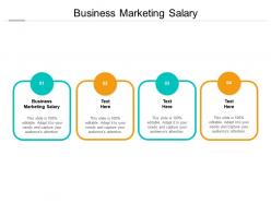 Business marketing salary ppt powerpoint presentation outline slide download cpb