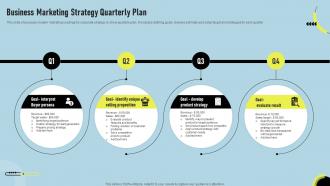 Business Marketing Strategy Quarterly Plan