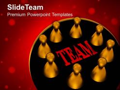 Business marketing strategy templates our team teamwork leadership ppt powerpoint