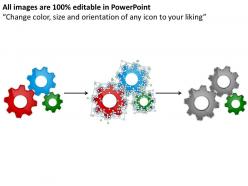 15488901 style variety 1 gears 3 piece powerpoint presentation diagram infographic slide